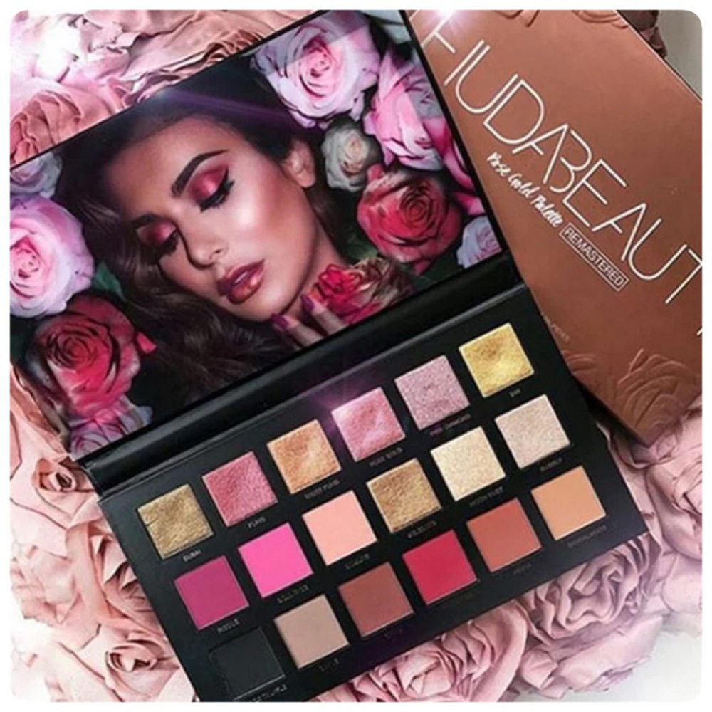 HUDA BEAUTY ROSE GOLD PALETTE REMASTERED EYESHADOW PALETTE